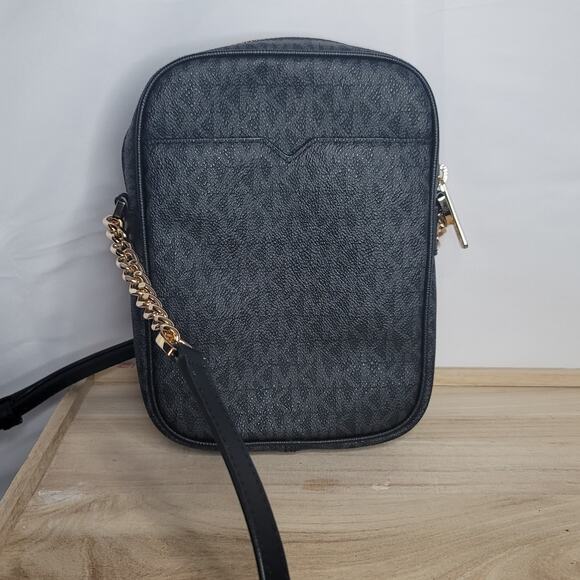 Michael Kors- Black Crossbody with gold hardware- small size - Picture 3 of 10